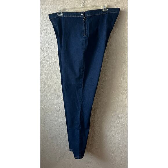 GAP Denim Women's Jeans Sculpt True Skinny High Rise Side Zip Blue 40x27 / 35R - Picture 3 of 12